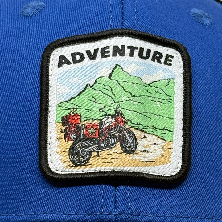 Casquette Adventure bleu