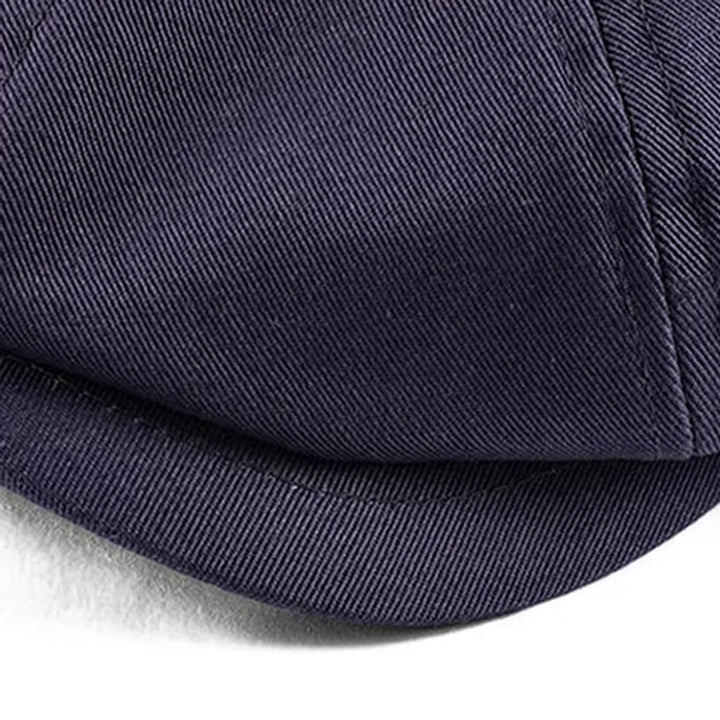 Béret casquette en coton façon gatsby blue-jean