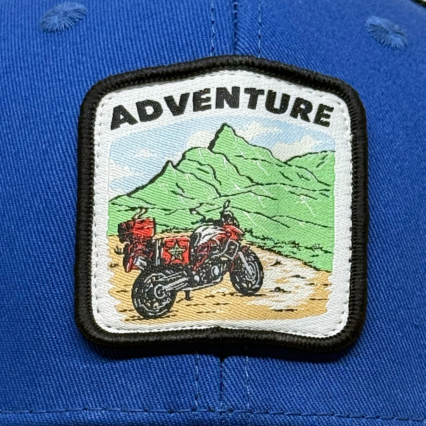 Casquette Adventure bleu