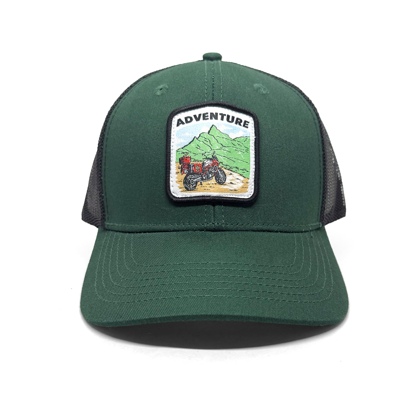 Casquette Adventure vert bouteille
