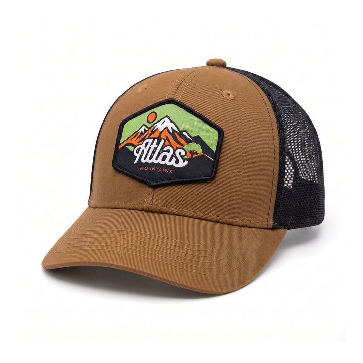 Casquette Atlas marron foncé