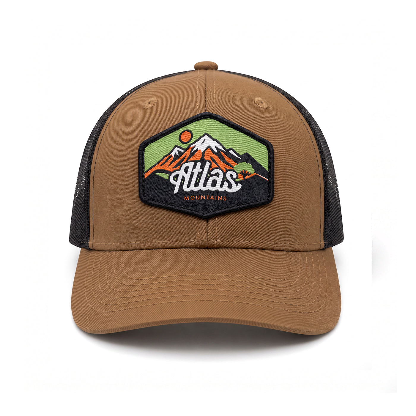 Casquette Atlas marron foncé