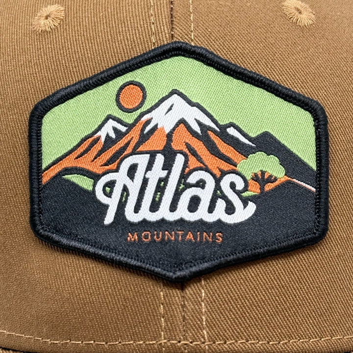Casquette Atlas marron foncé