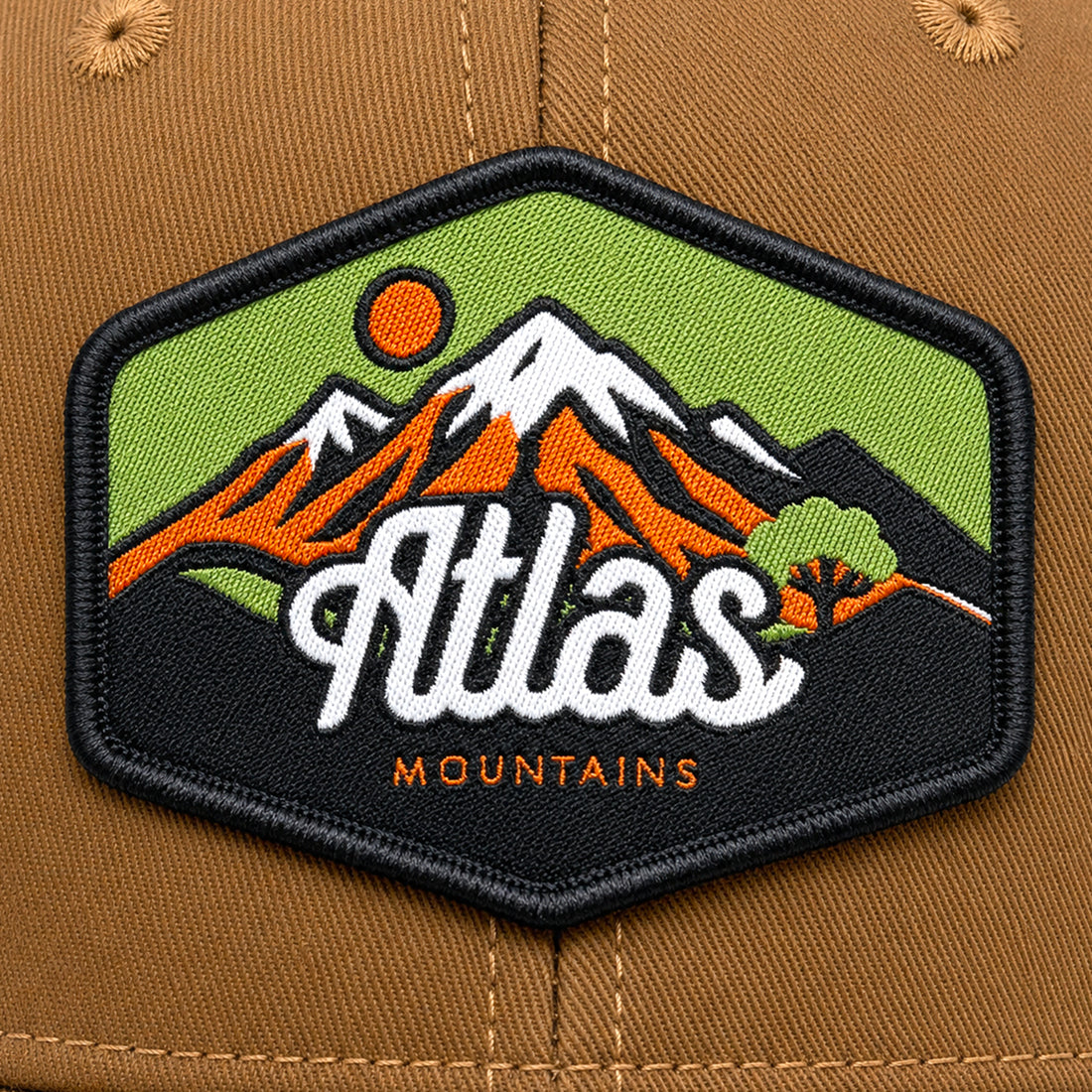 Casquette Atlas marron foncé