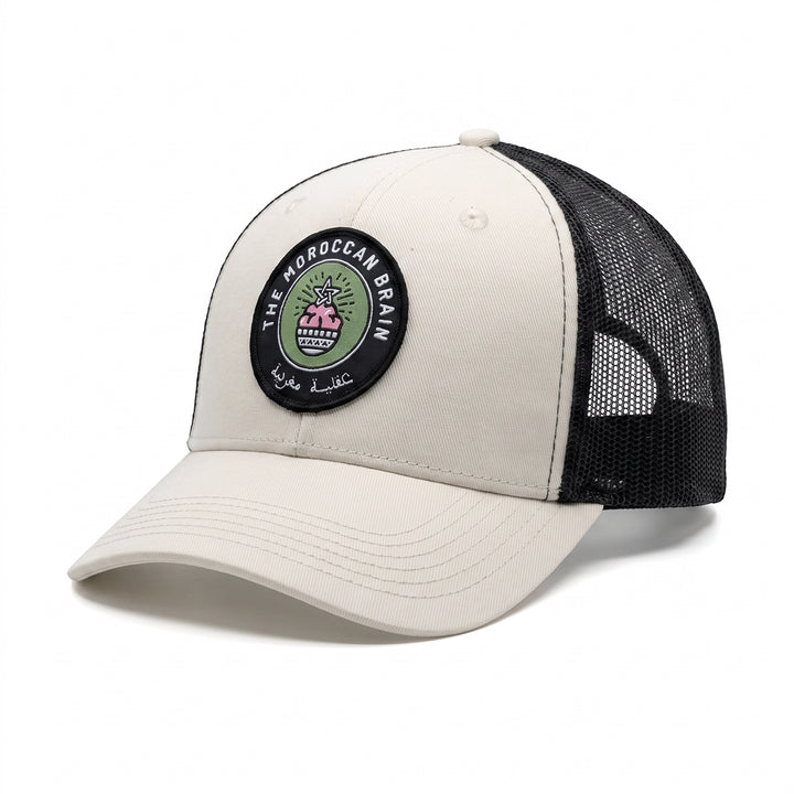 Casquette The moroccan brain blanche