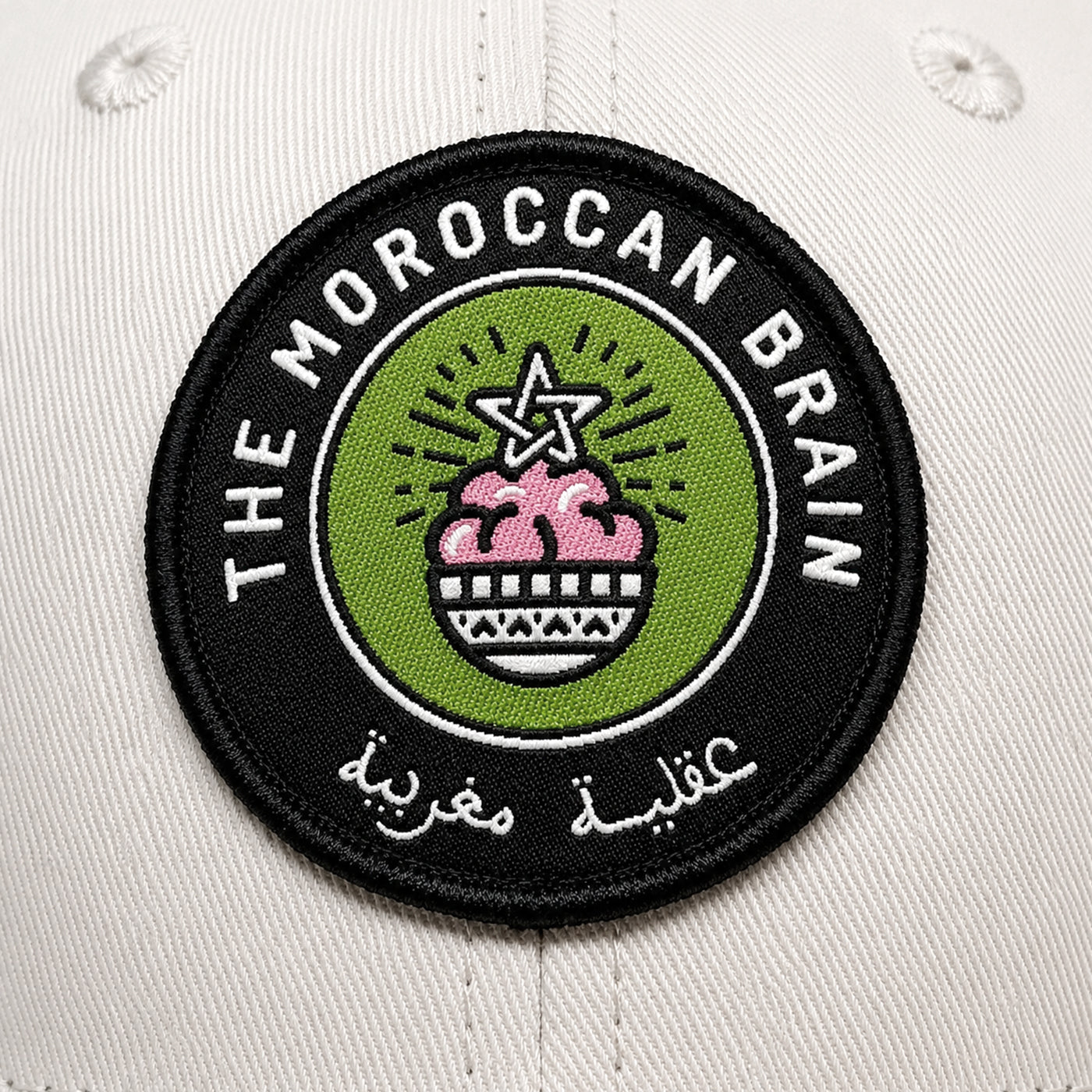 Casquette The moroccan brain blanche