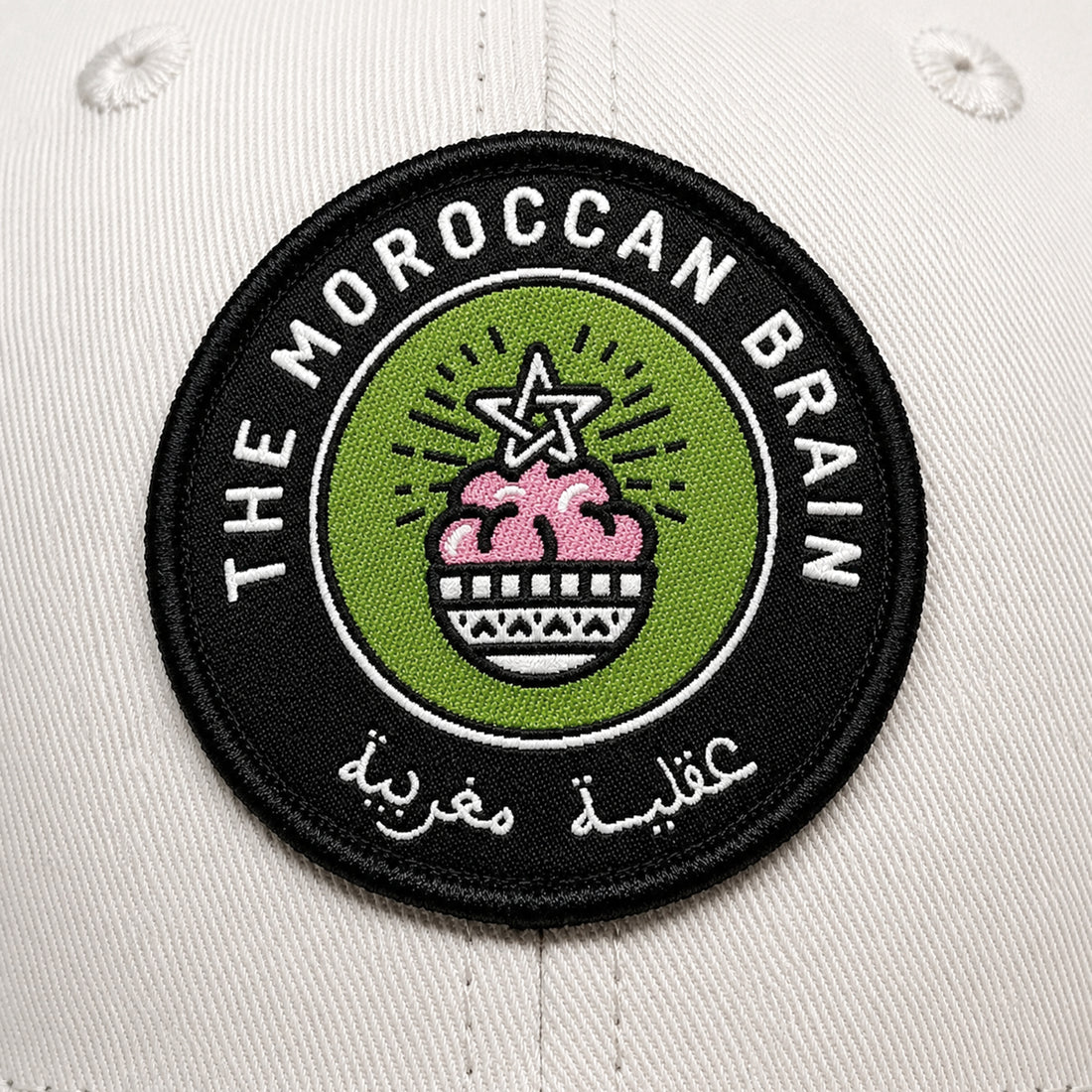 Casquette The moroccan brain blanche