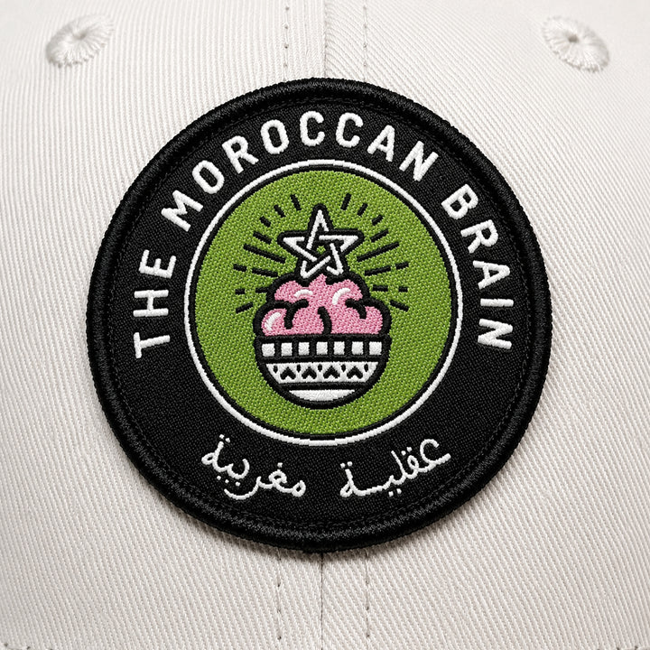 Casquette The moroccan brain blanche