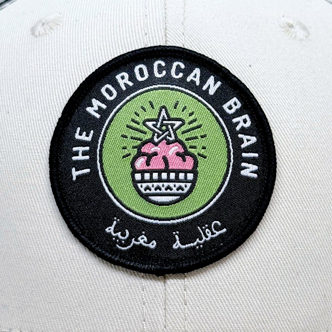 Casquette The moroccan brain blanche
