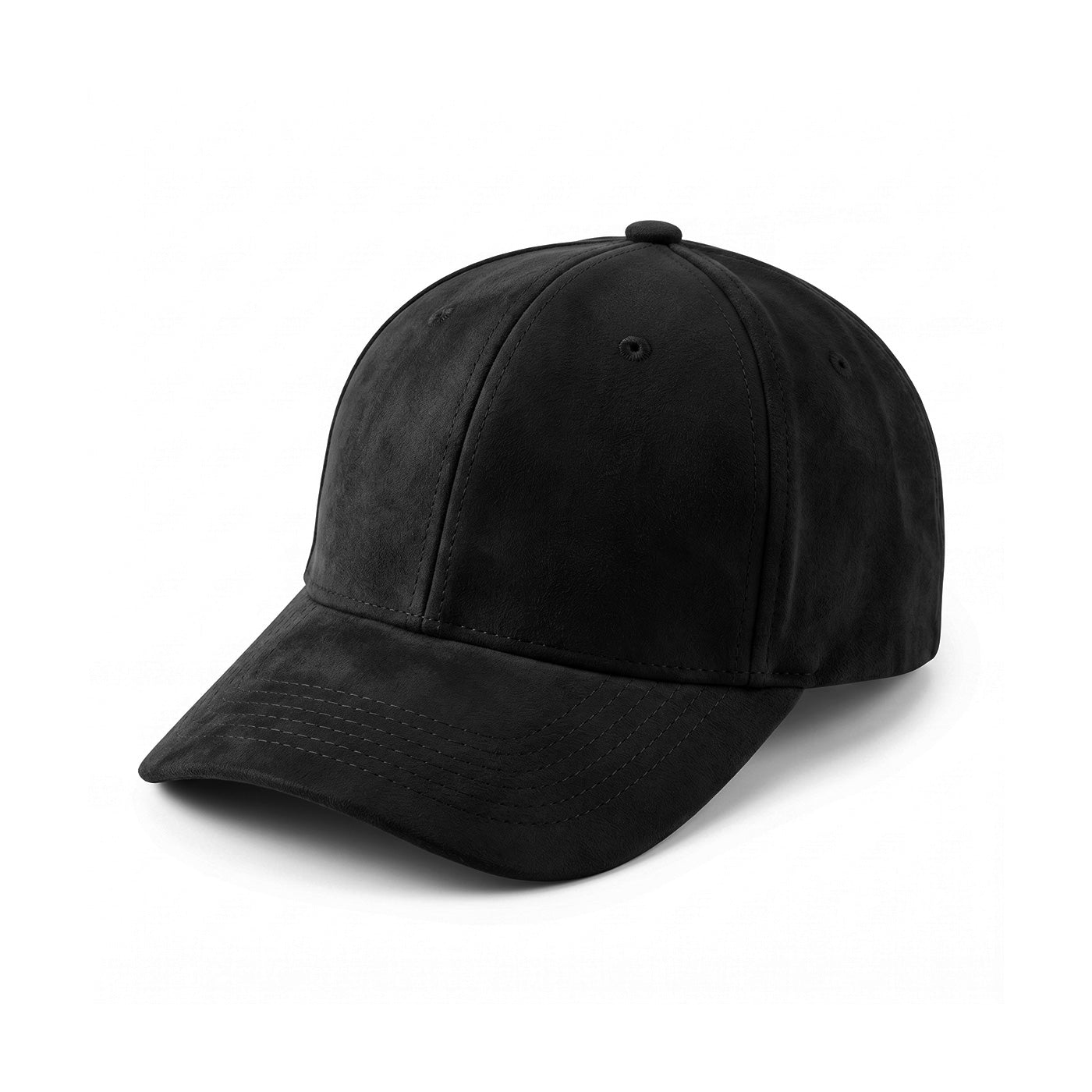 Casquette en daim Noir