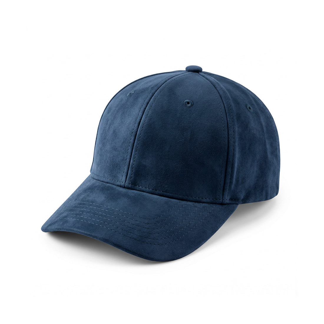 Casquette en daim Bleu nuit