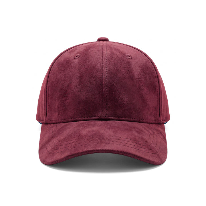 Casquette en daim Bordeaux