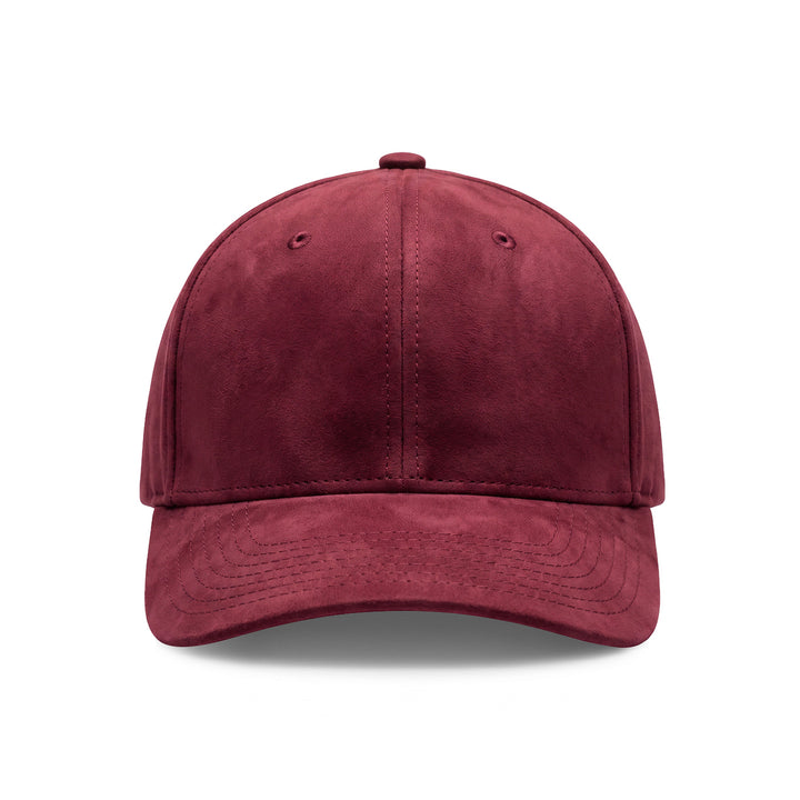 Casquette en daim Bordeaux