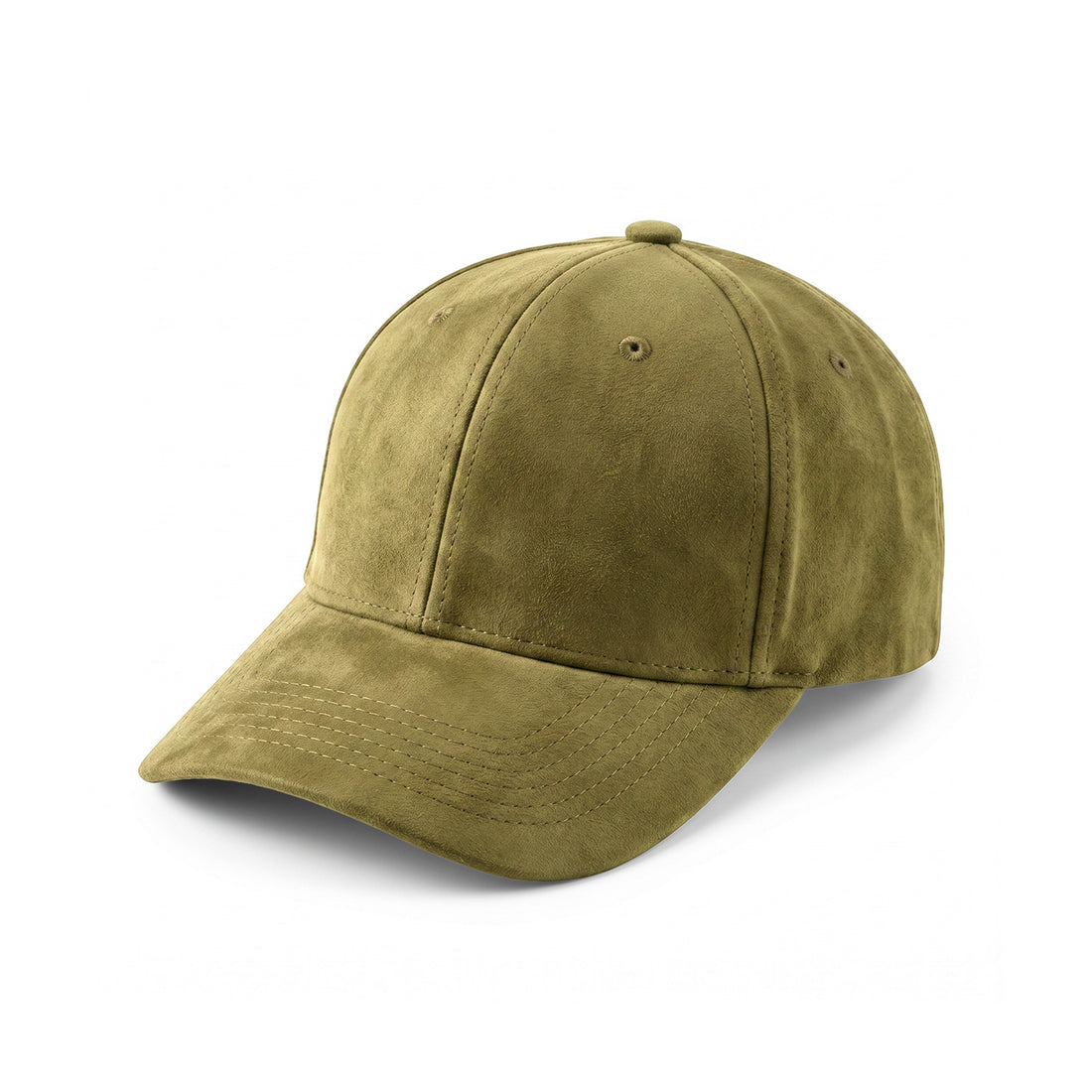 Casquette en daim Olive Kaki