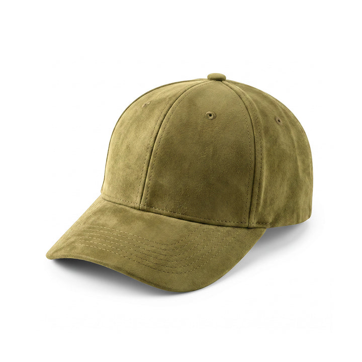 Casquette en daim Olive Kaki