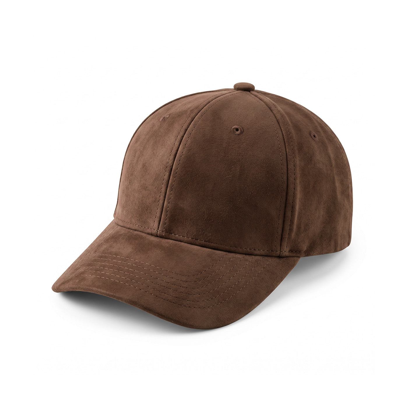 Casquette en daim Marron choco