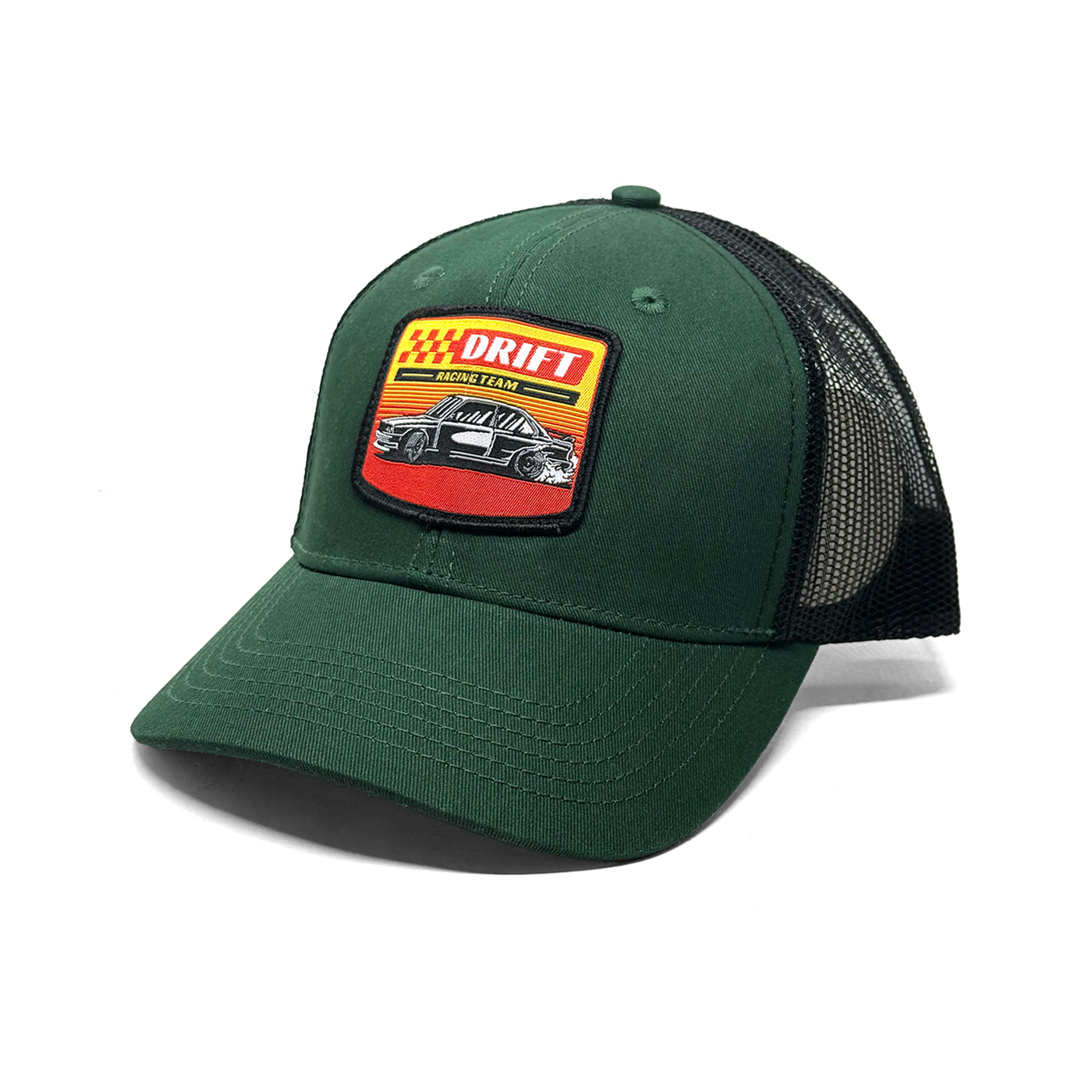 Casquette Drift Racing Team vert bouteille