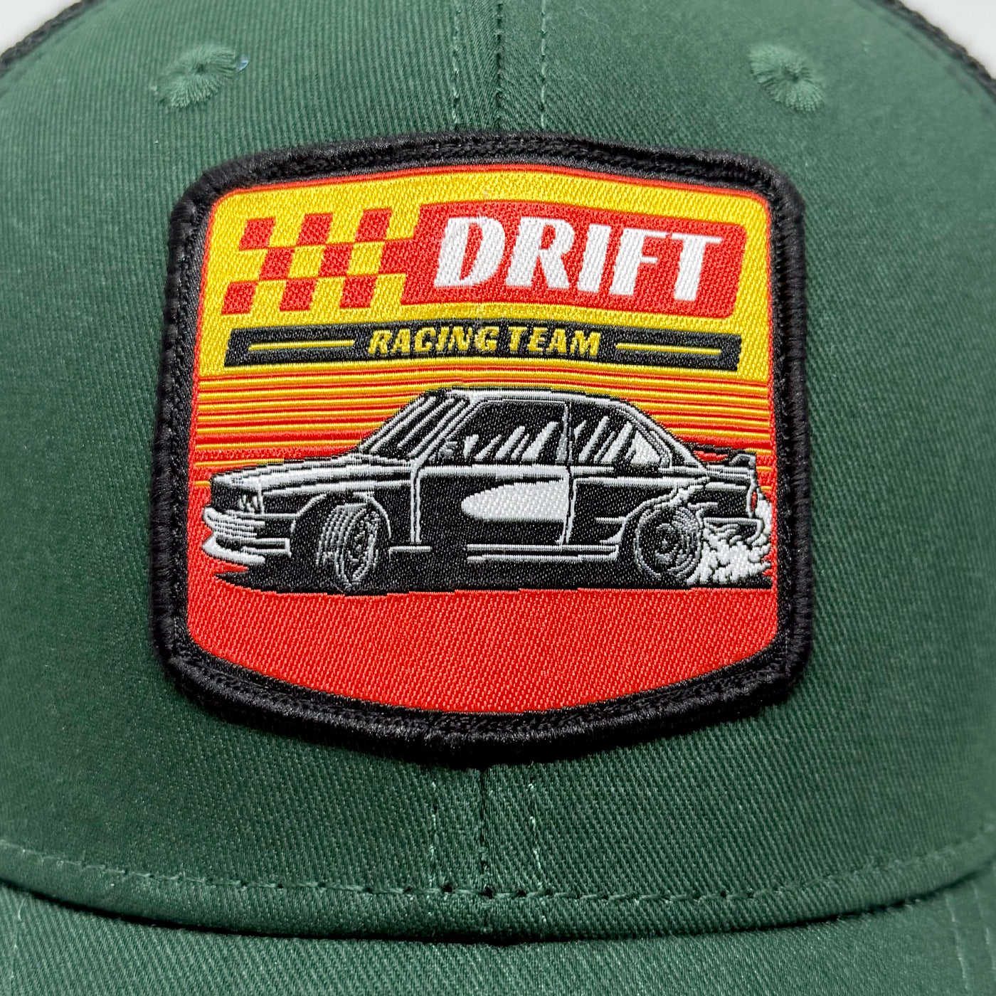 Casquette Drift Racing Team vert bouteille
