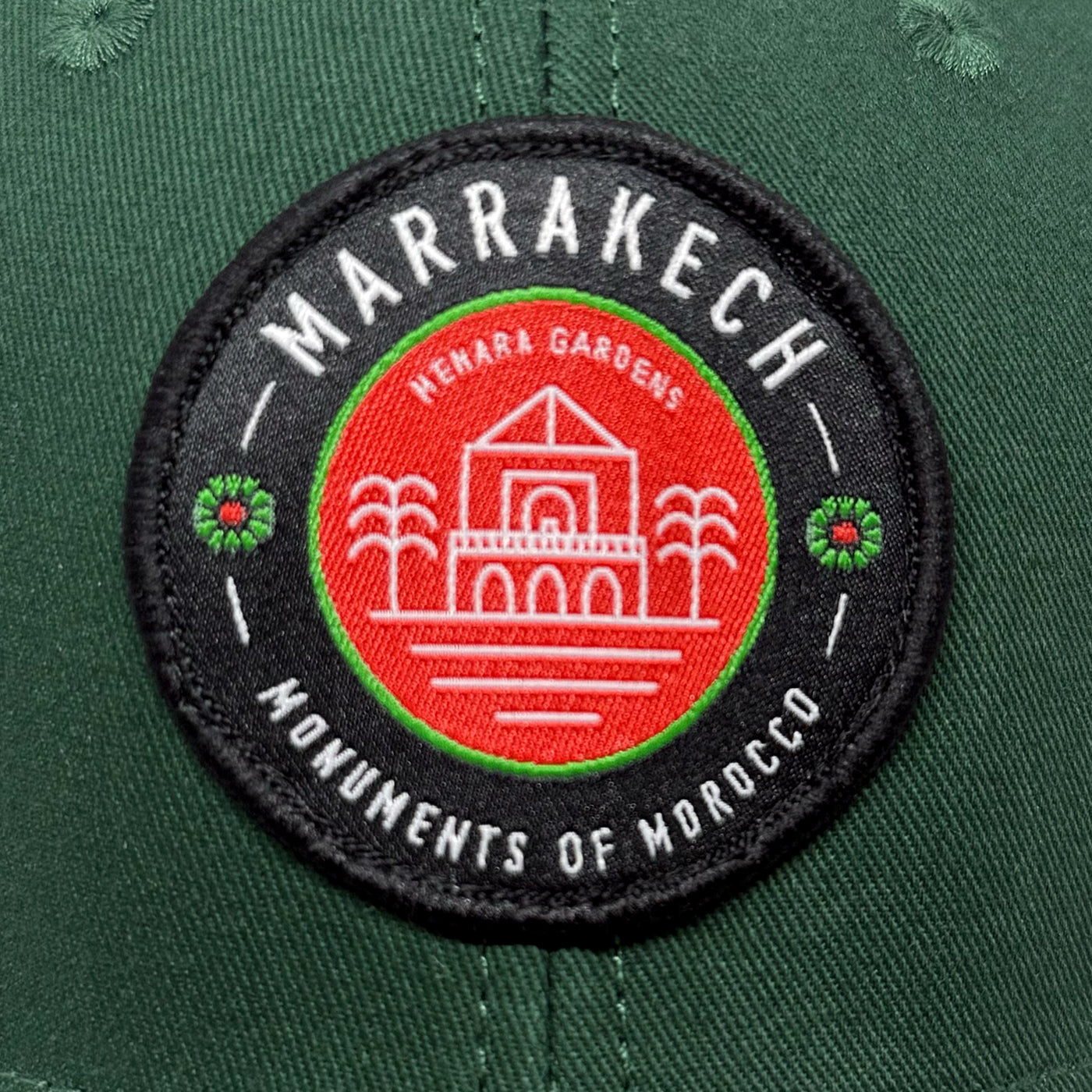 Casquette Marrakech vert bouteille