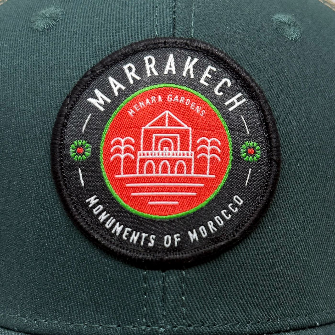Casquette Marrakech vert sapin
