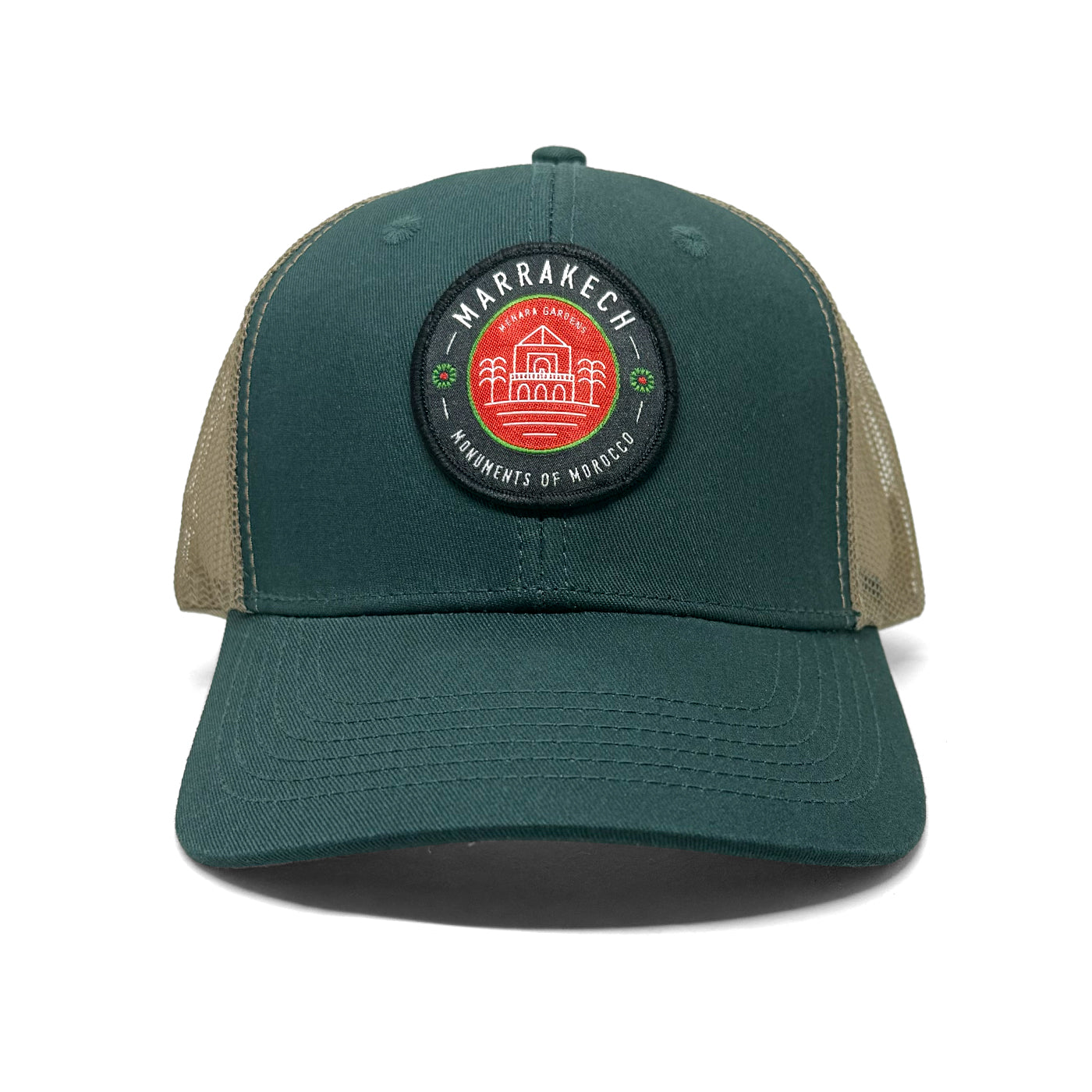 Casquette Marrakech vert sapin