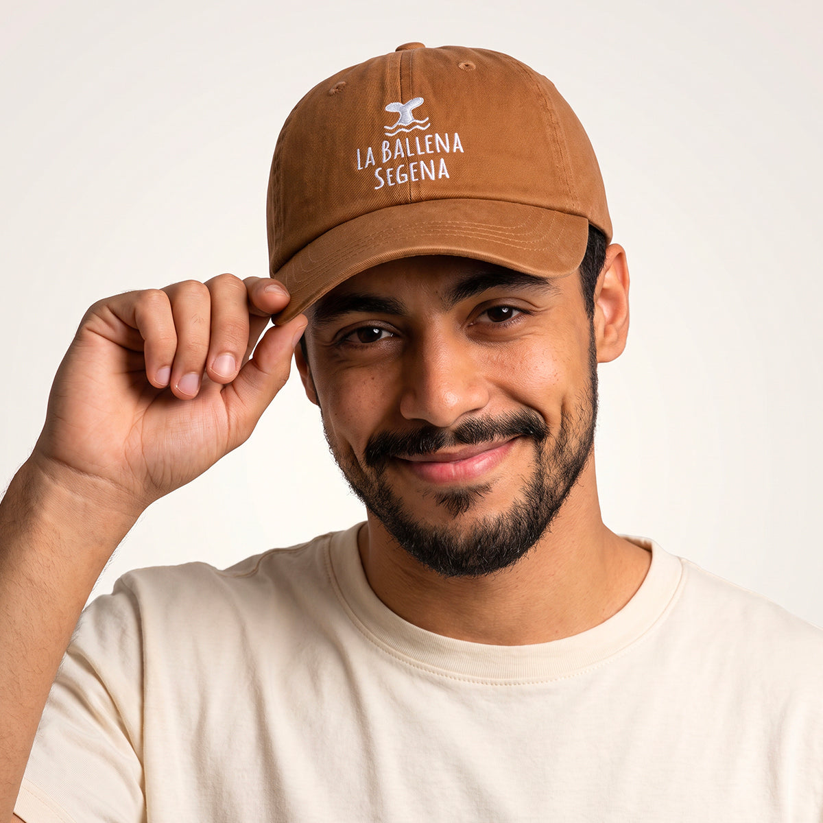 Casquette vintage La Ballena Segena camel