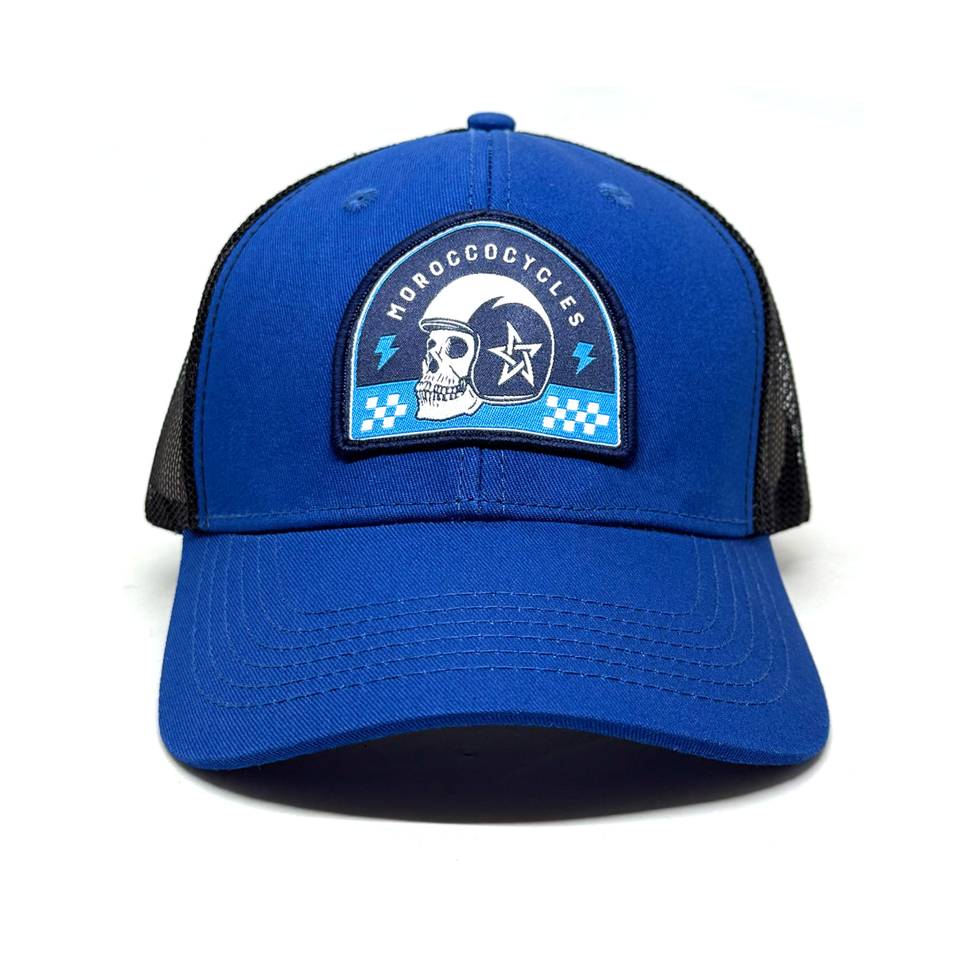 Casquette Moroccocycles Bleu marine