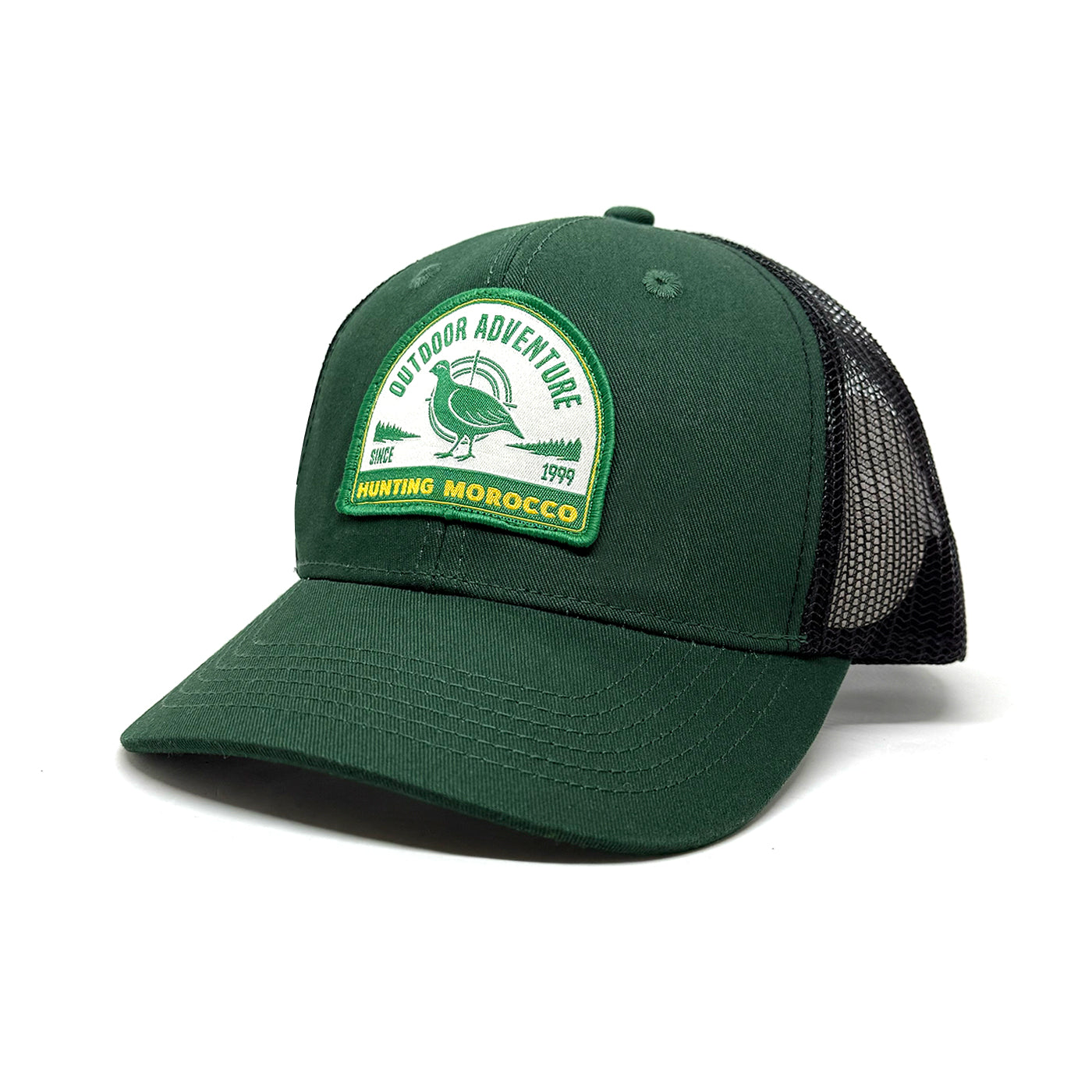 Casquette Outdoor Adventure Hunting Morocco vert bouteille
