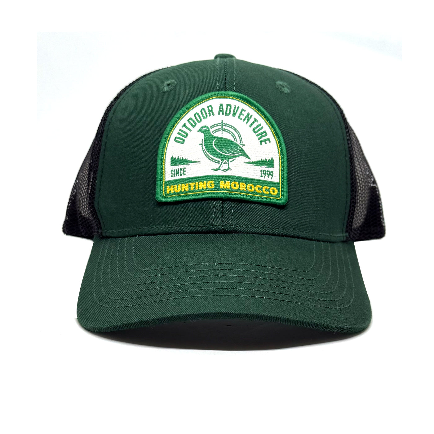 Casquette Outdoor Adventure Hunting Morocco vert bouteille