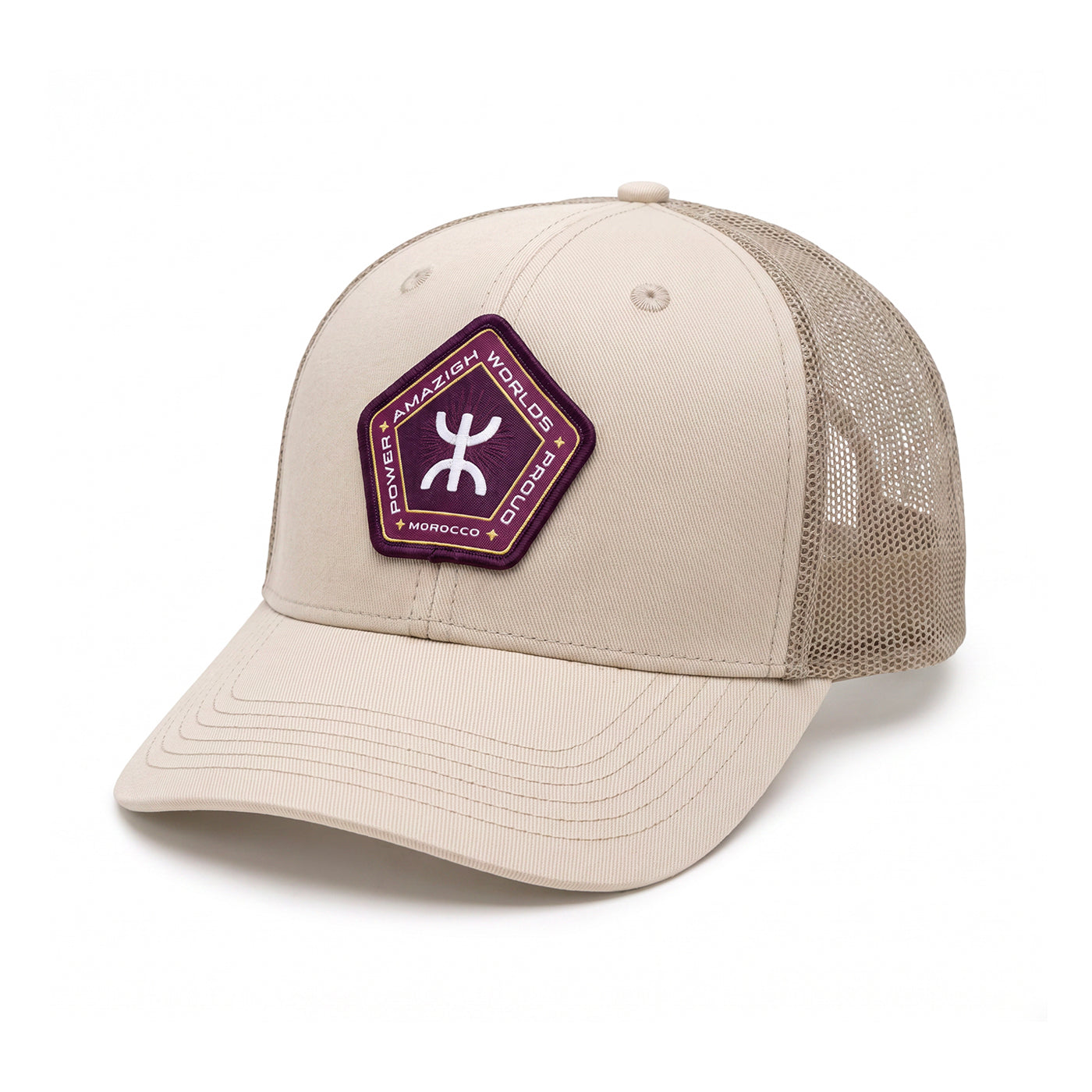 Casquette Amazigh power beige