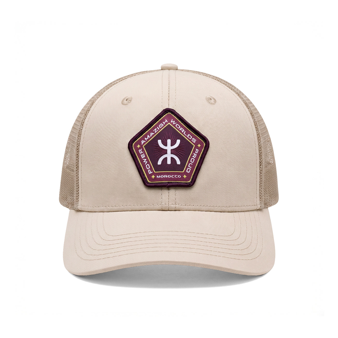 Casquette Amazigh power beige