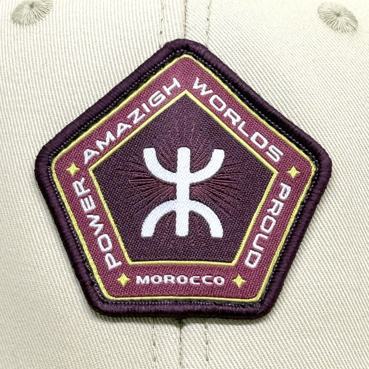 Casquette Amazigh power beige