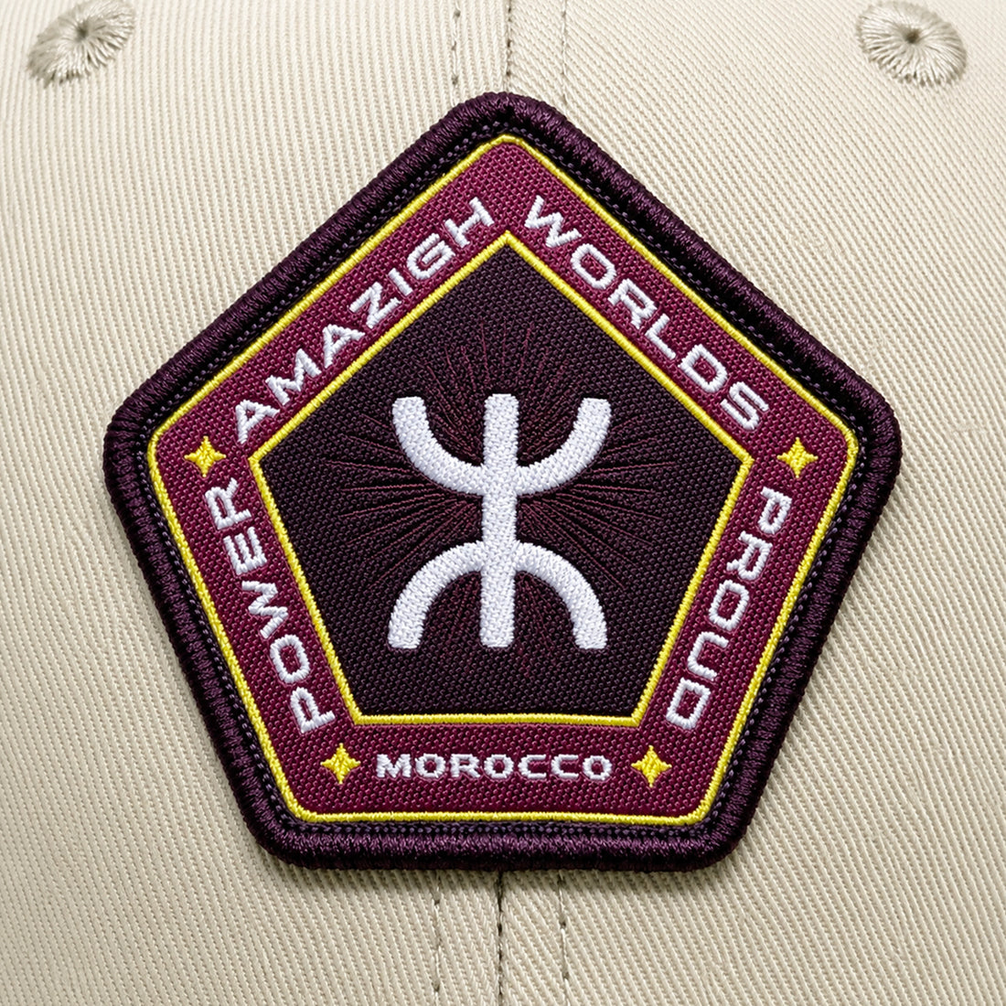 Casquette Amazigh power beige