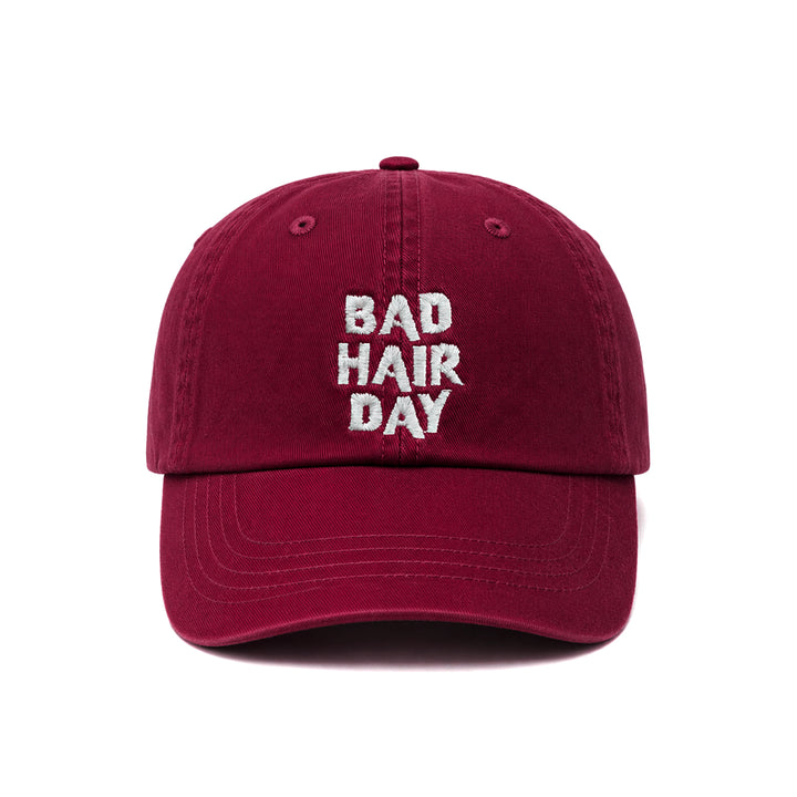 Casquette vintage Bad Hair Day Bordeaux