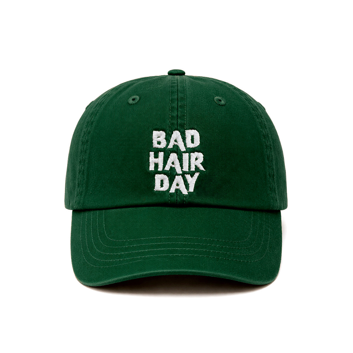 Casquette vintage Bad Hair Day vert