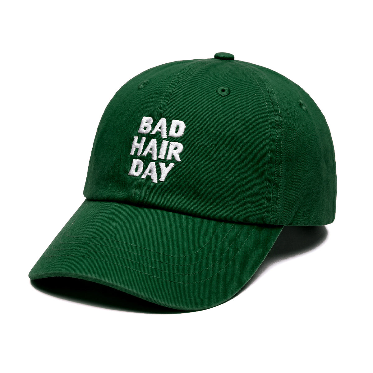 Casquette vintage Bad Hair Day vert