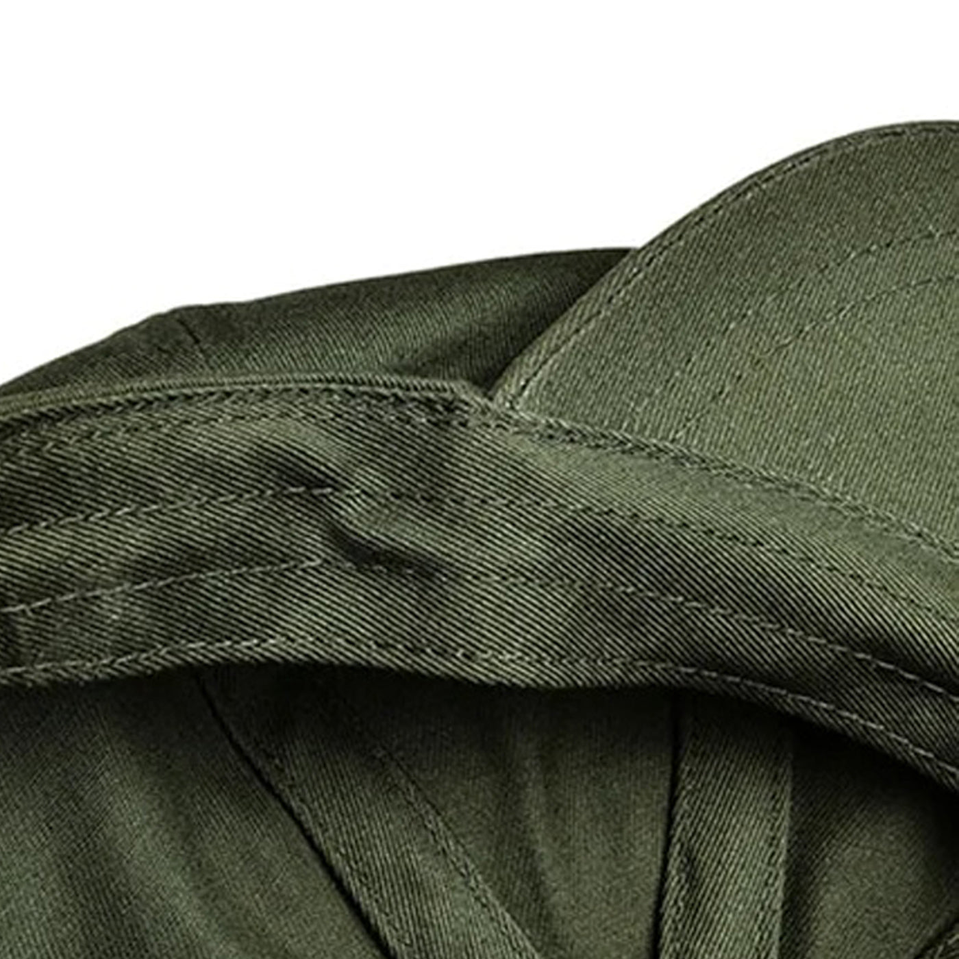 Béret casquette en coton façon gatsby vert