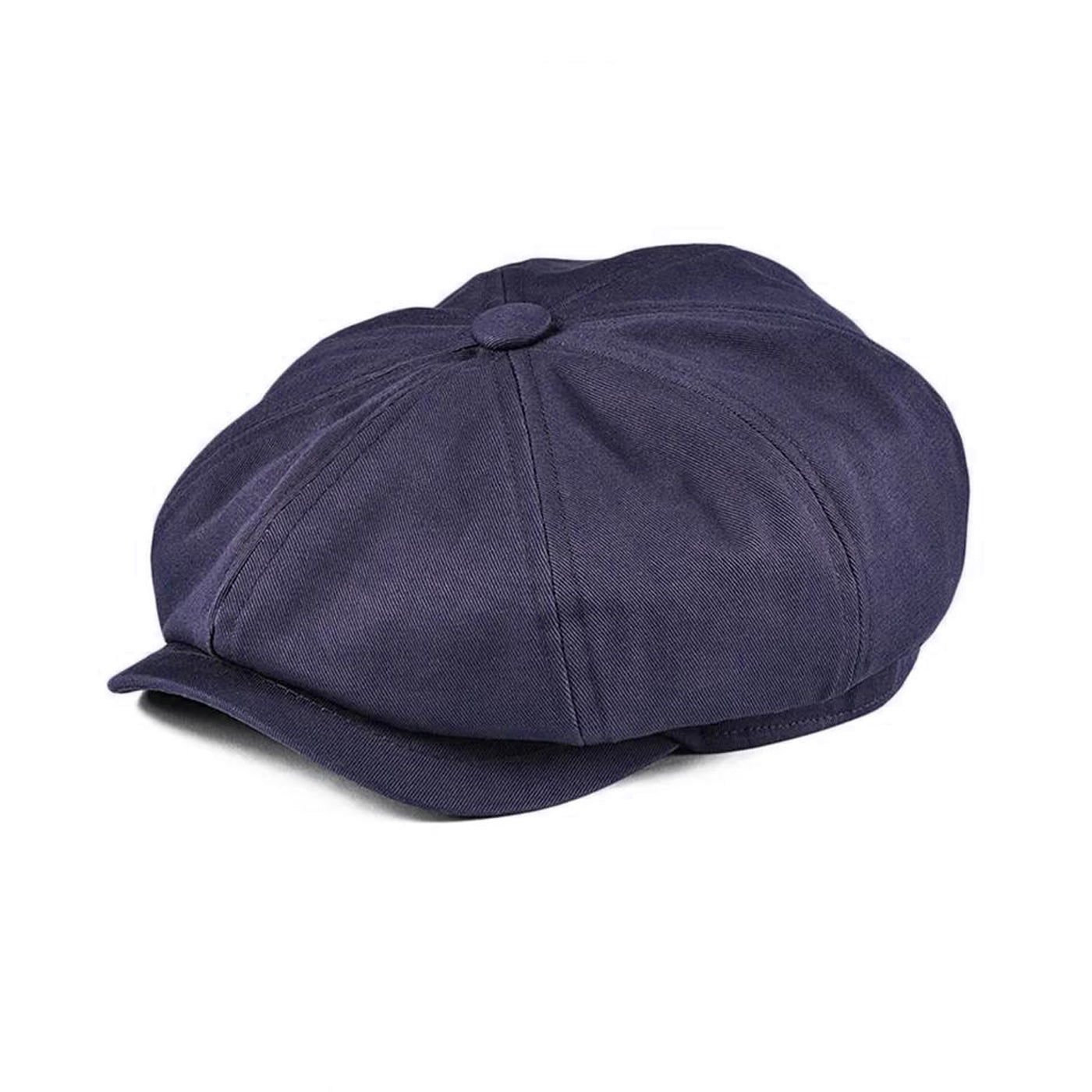 Béret casquette en coton façon gatsby blue-jean