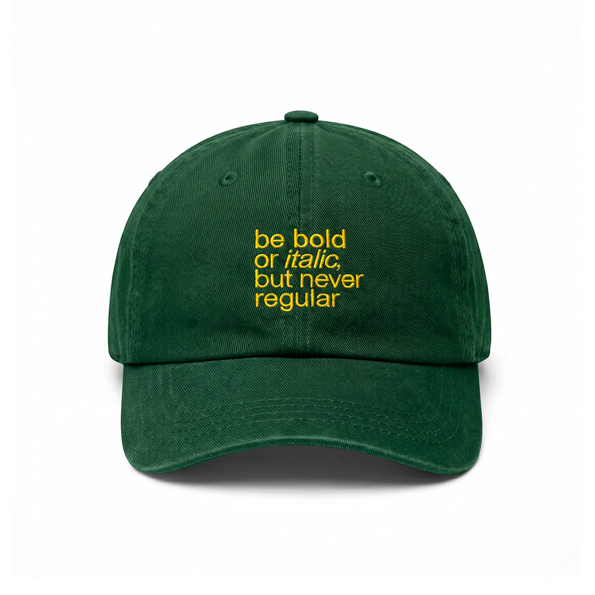 Casquette vintage Be Bold