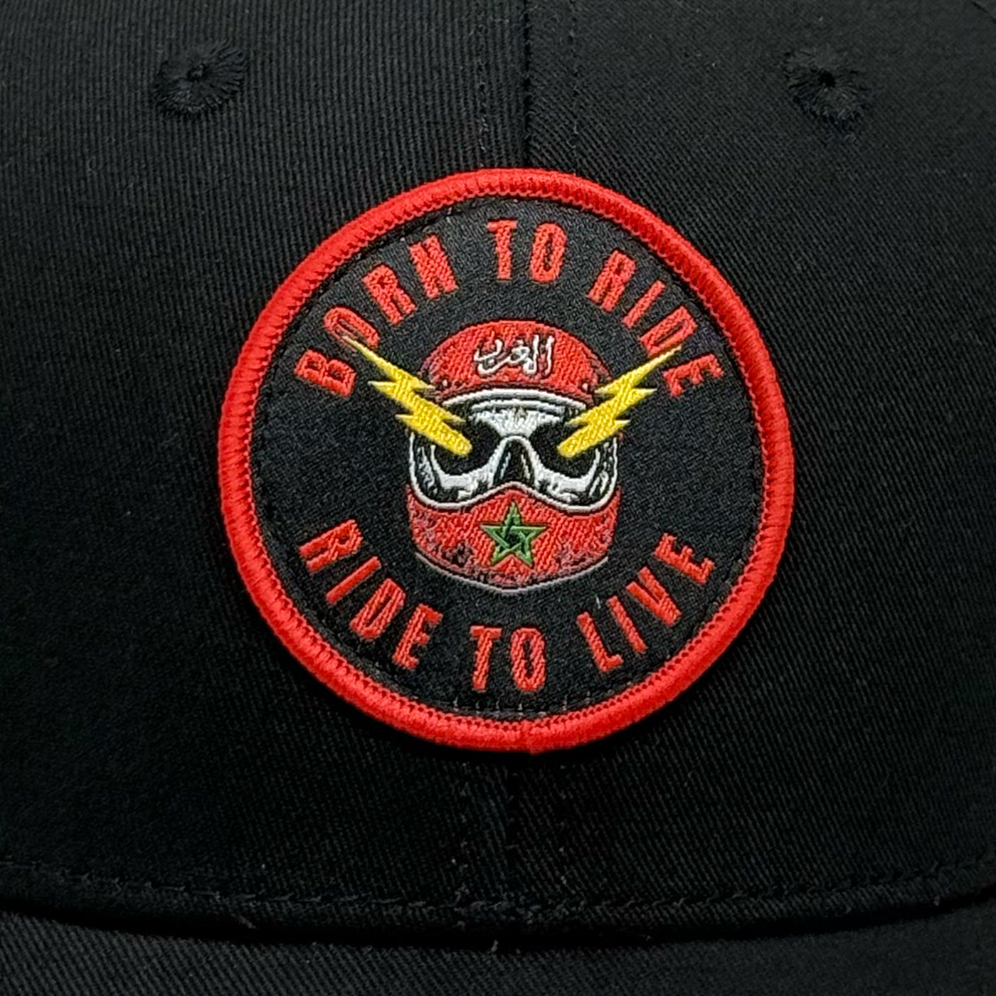 Casquette  Born to Ride noir