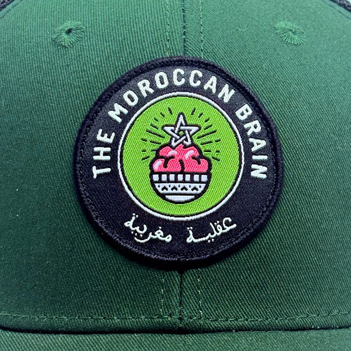Casquette The moroccan brain vert bouteille