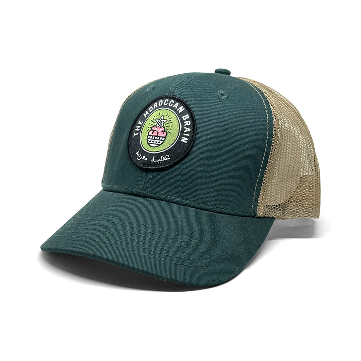 Casquette The moroccan brain vert