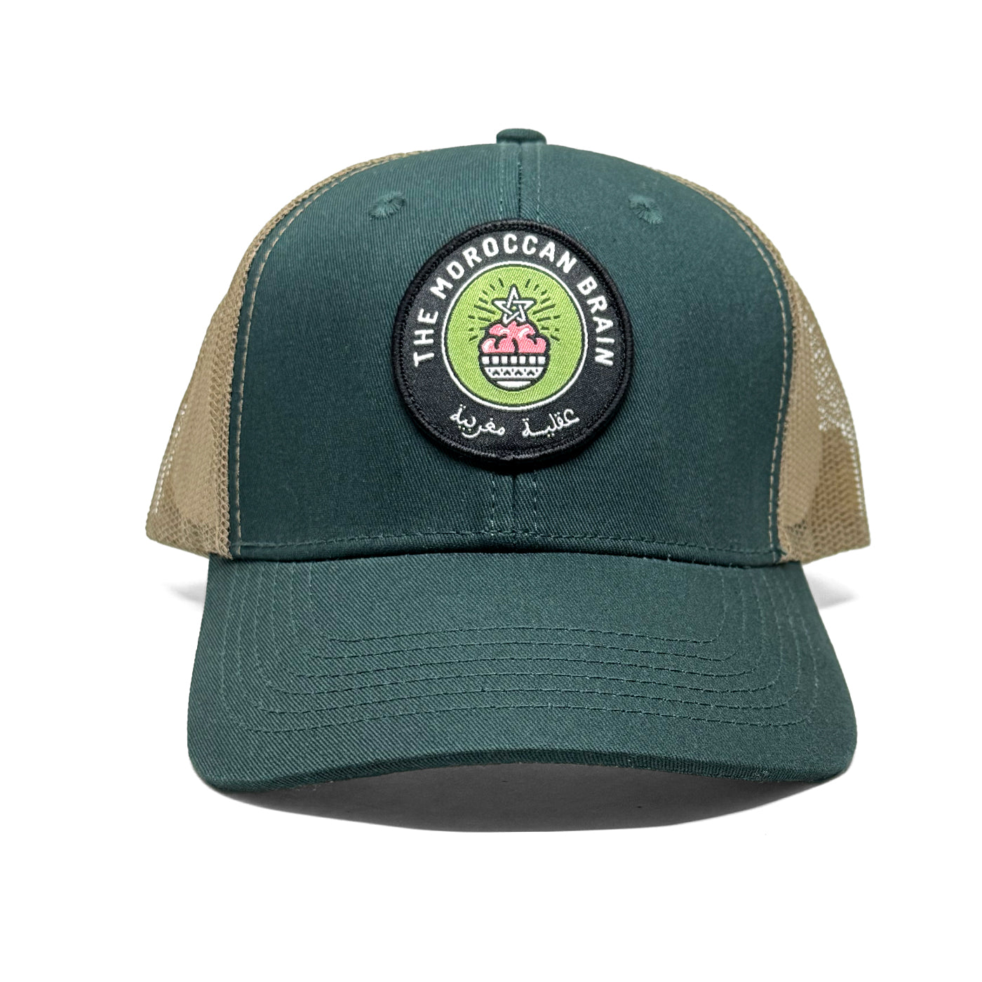 Casquette The moroccan brain vert sapin