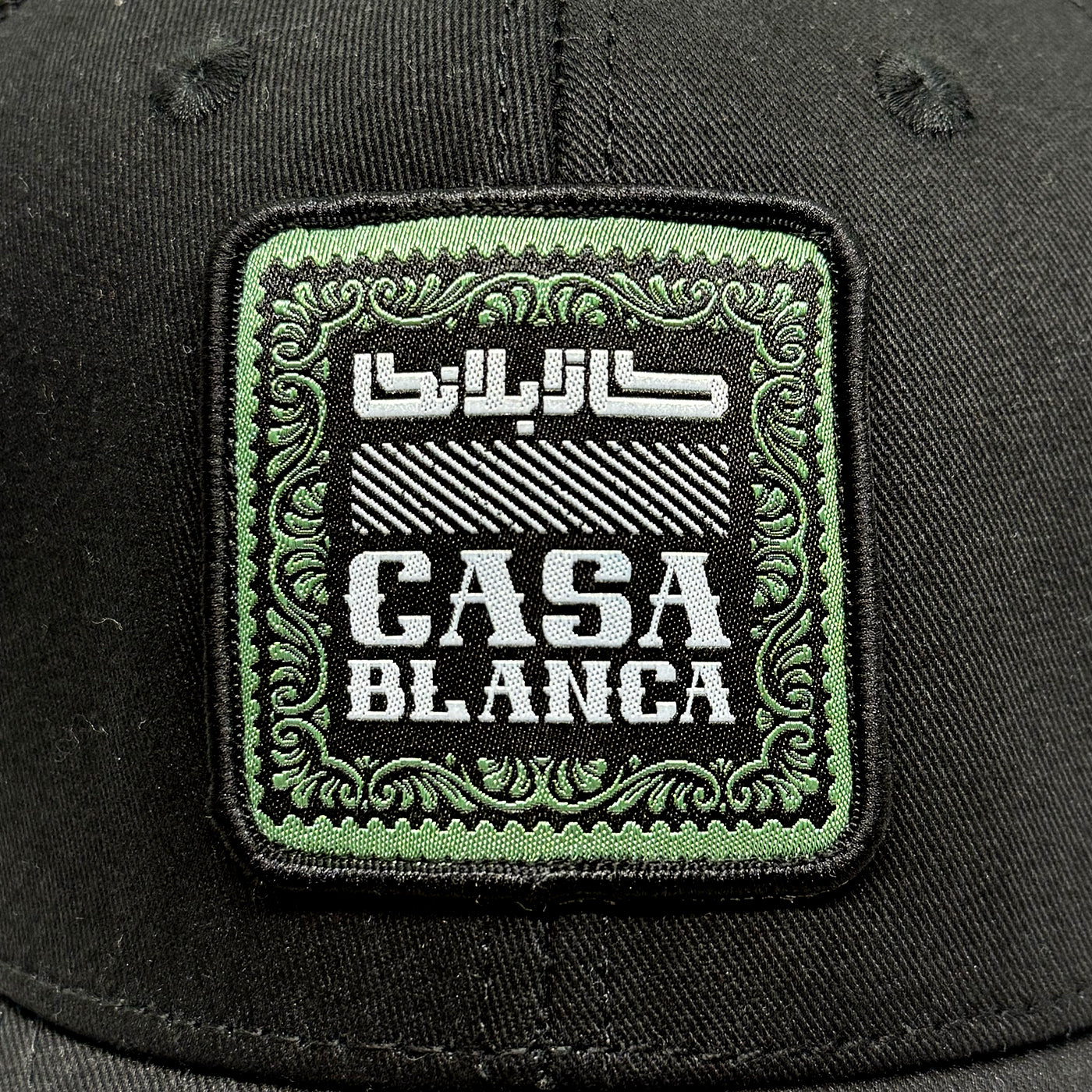 Casquette Casablanca noir