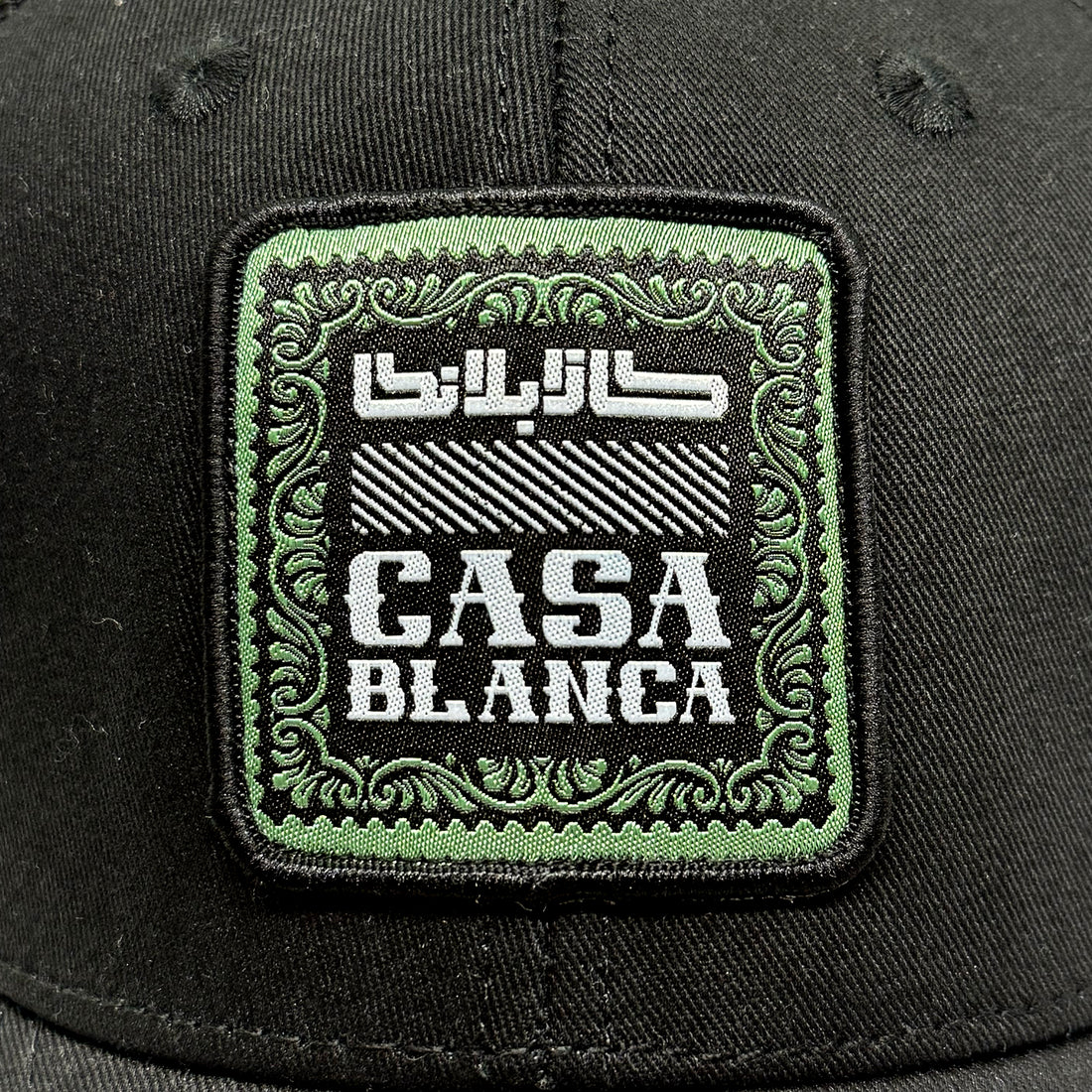 Casquette Casablanca noir