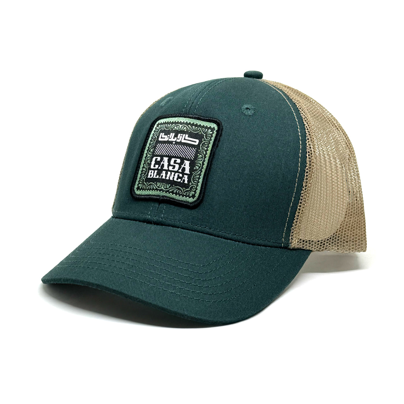 Casquette Casablanca vert sapin