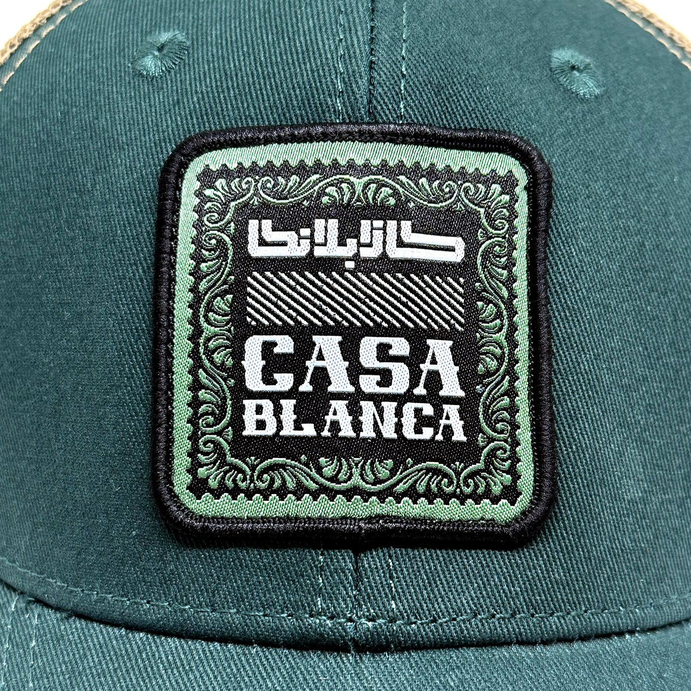 Casquette Casablanca vert sapin