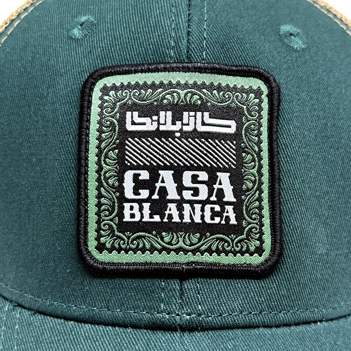 Casquette Casablanca vert