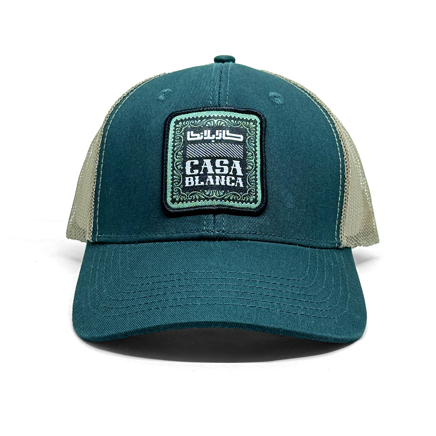 Casquette Casablanca vert sapin