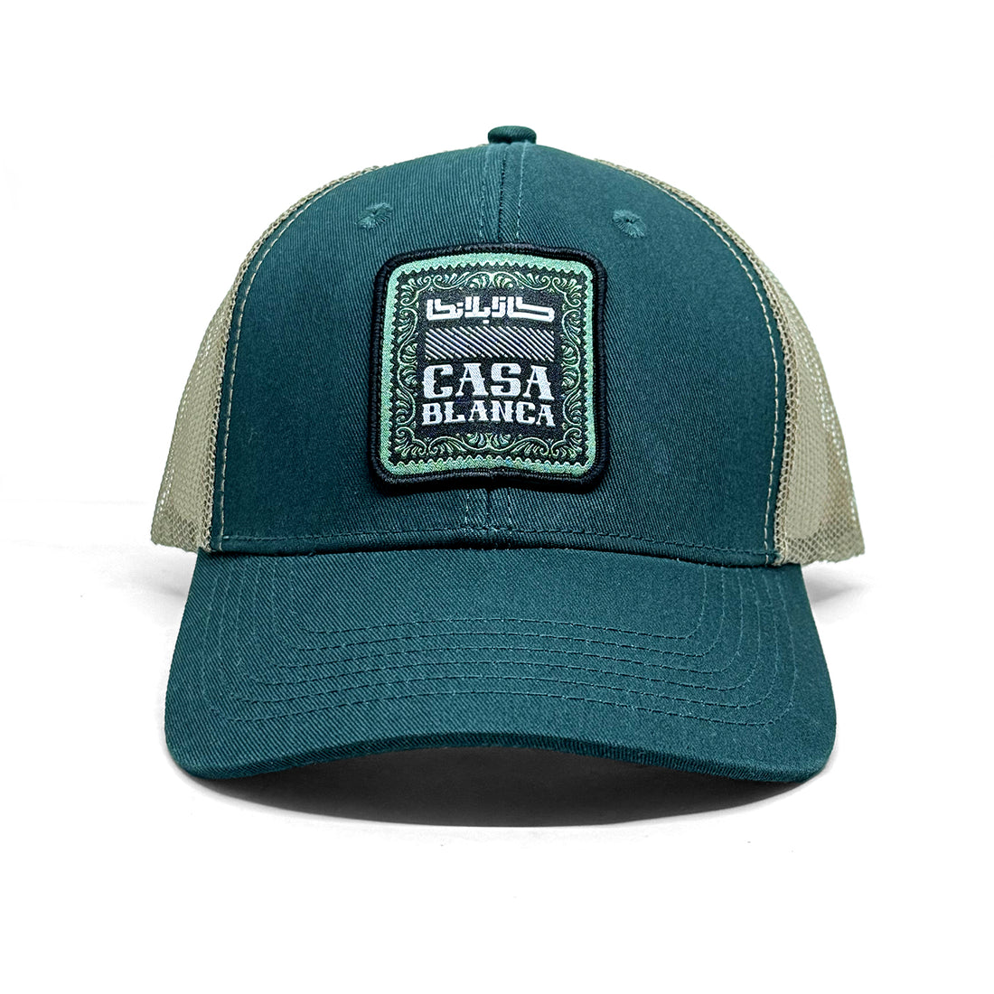 Casquette Casablanca vert